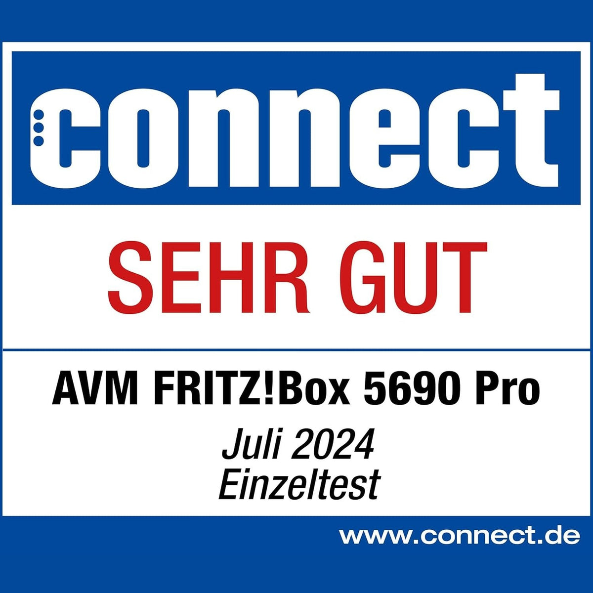 AVM FRITZ!Box 5690 Pro – Glasfaser & DSL Router, Wi-Fi 7, 2,5-Gigabit-WAN, DECT, Zigbee, Weiß