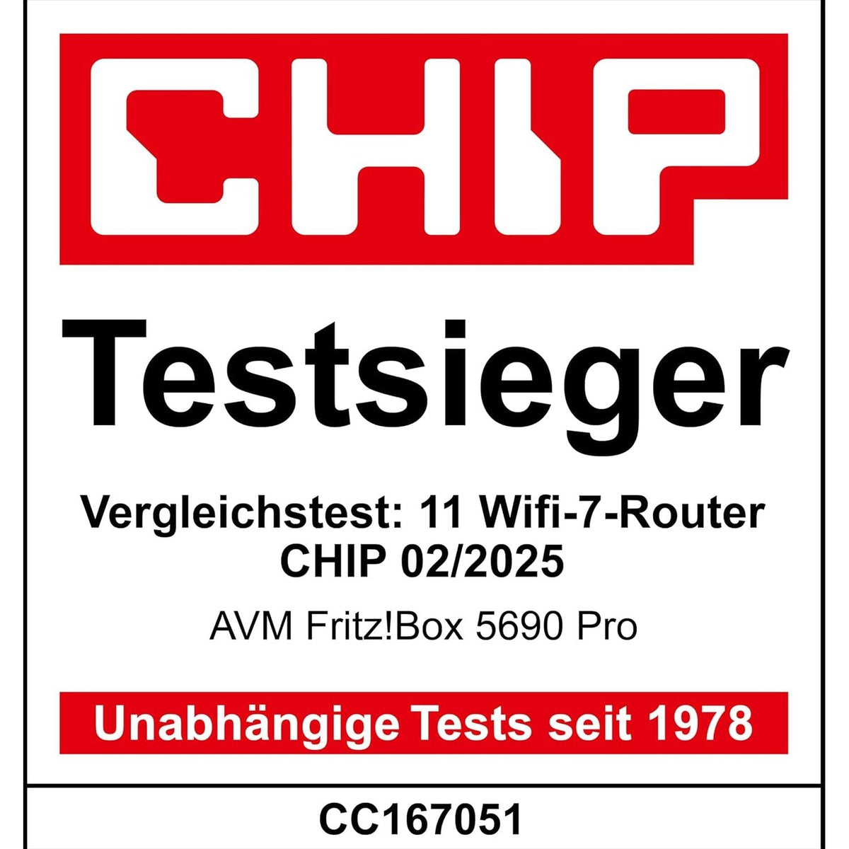AVM FRITZ!Box 5690 Pro – Glasfaser & DSL Router, Wi-Fi 7, 2,5-Gigabit-WAN, DECT, Zigbee, Weiß