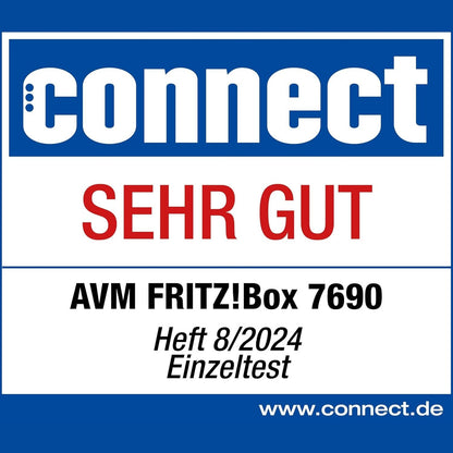 AVM FRITZ!Box 7690 - DSL Router mit Wi-Fi 7, Zigbee, DECT-Basis - Weiß