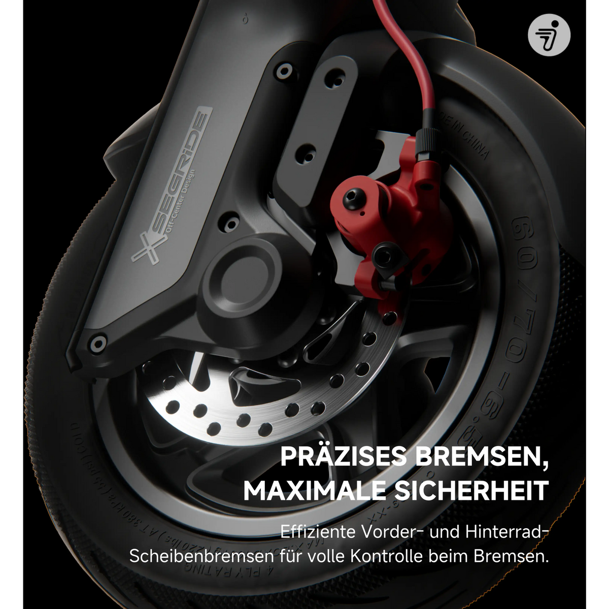 Segway Ninebot F3 Pro D E-Scooter – ABE Straßenzulassung, 500 W, 477 Wh, 70 km Reichweite, 20 km/h
