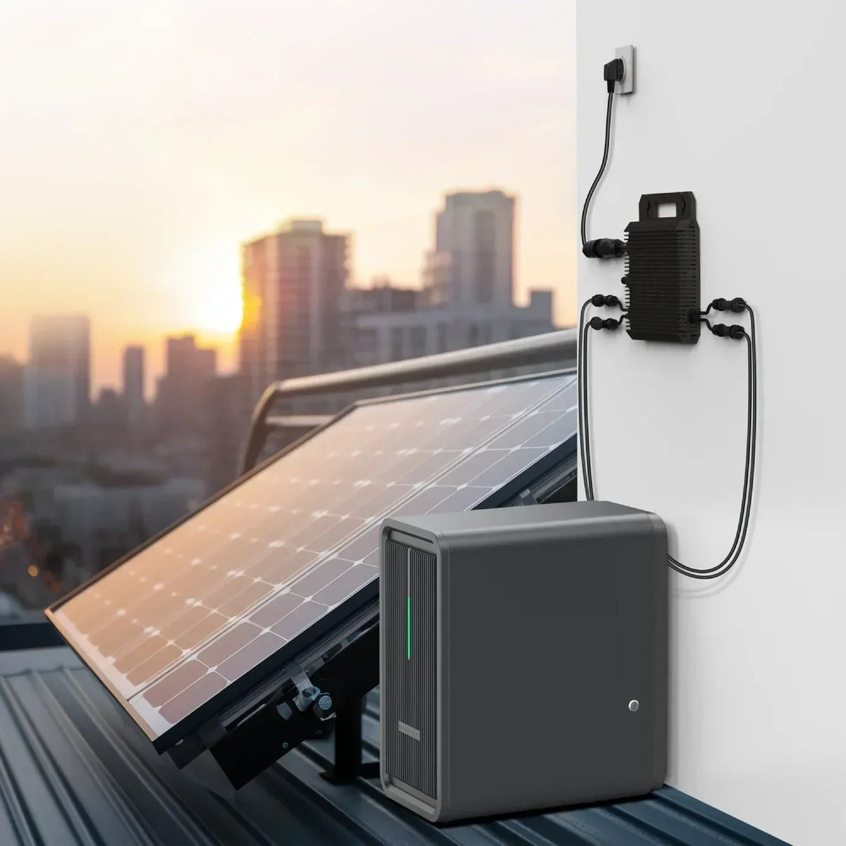 Marstek B2500-D Balkonkraftwerk Speicher 2,24 kWh LiFePO4 Solarspeicher – 2 MPPT, 1600 W PV-Eingang, 800 W Ausgang, IP65, WLAN App (Saturn)
