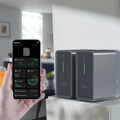 Marstek B2500-D Balkonkraftwerk Speicher 2,24 kWh LiFePO4 Solarspeicher – 2 MPPT, 1600 W PV-Eingang, 800 W Ausgang, IP65, WLAN App (Saturn)